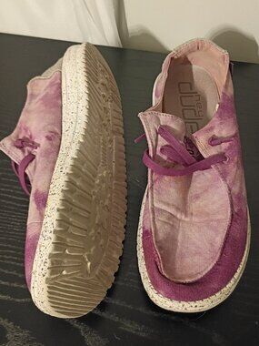 9-2 Hey Dude Wendy Tie-Dye Shoes